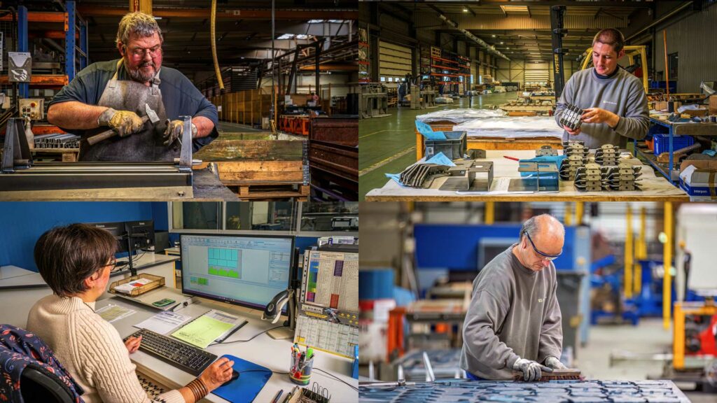 Reportage photo pour la société ROBIN Tôlerie aux Epesses en Vendée